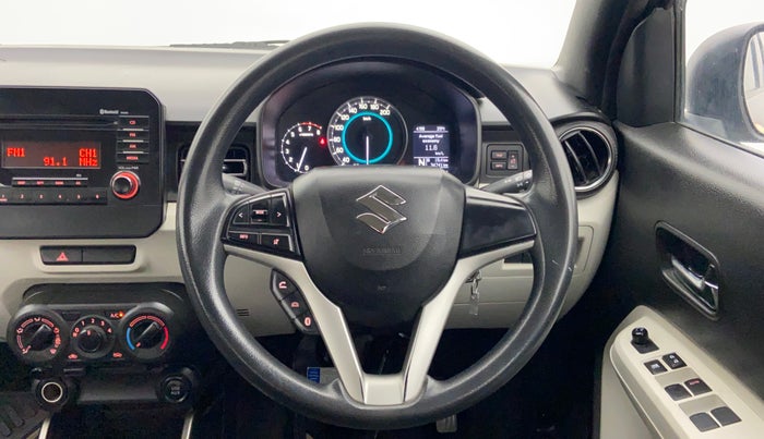 2017 Maruti IGNIS DELTA 1.2 K12 AMT, Petrol, Automatic, 34,867 km, Steering Wheel Close Up