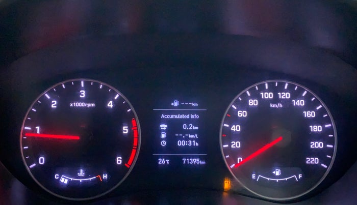 2018 Hyundai Elite i20 1.4 CRDI ASTA (O), Diesel, Manual, 71,550 km, Odometer Image