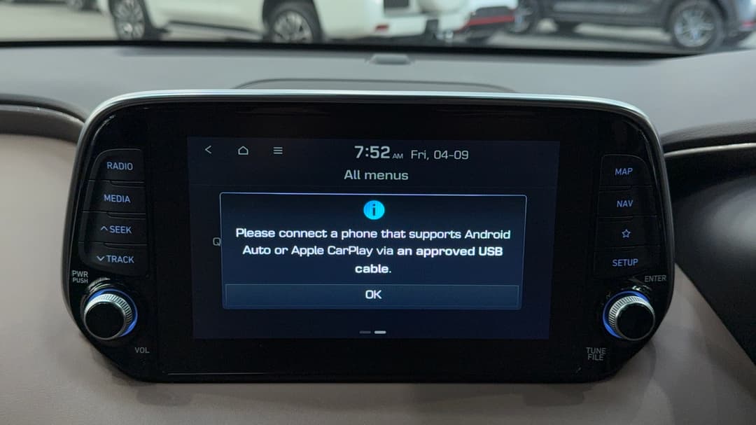 2018 Hyundai Santa Fe Highlander Crdi Satin AWD, Automatic, 62728 km, Android/Apple Car Play