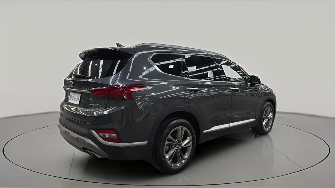 2018 Hyundai Santa Fe Highlander Crdi Satin AWD, Automatic, 62728 km, Right Back Diagonal (45- Degree) View