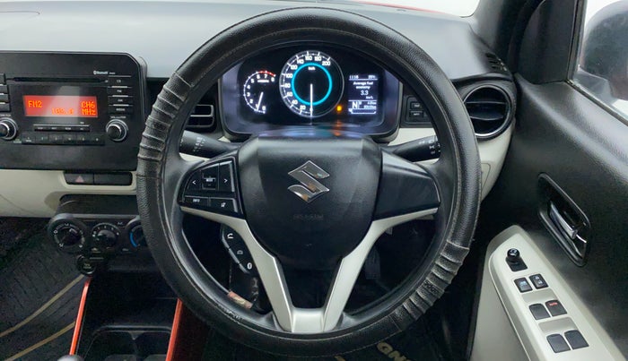 2017 Maruti IGNIS DELTA 1.2 K12 AMT, Petrol, Automatic, 9,641 km, Steering Wheel Close Up