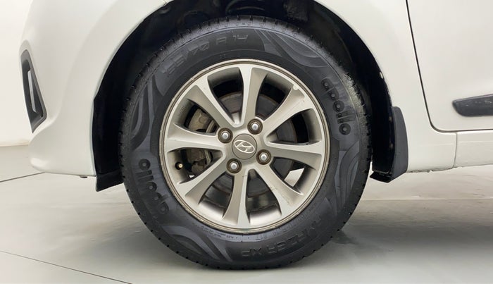 2014 Hyundai Grand i10 ASTA 1.2 KAPPA VTVT OPT, Petrol, Manual, 1,12,190 km, Left Front Wheel
