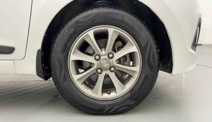 2014 Hyundai Grand i10 ASTA 1.2 KAPPA VTVT OPT, Petrol, Manual, 1,12,190 km, Right Front Wheel