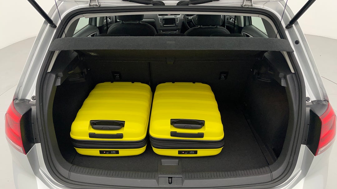 Boot Inside View with Luggage