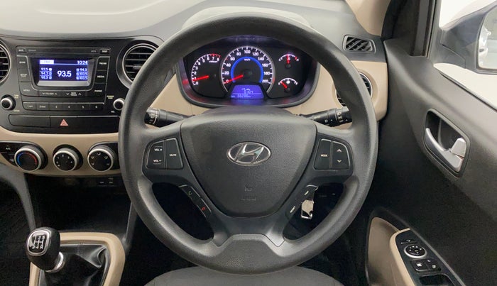 2016 Hyundai Grand i10 SPORTZ 1.2 KAPPA VTVT, Petrol, Manual, 38,309 km, Steering Wheel Close Up