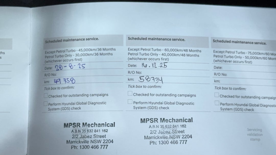 2023 Hyundai Venue Venue, Automatic, 61198 km, Service History