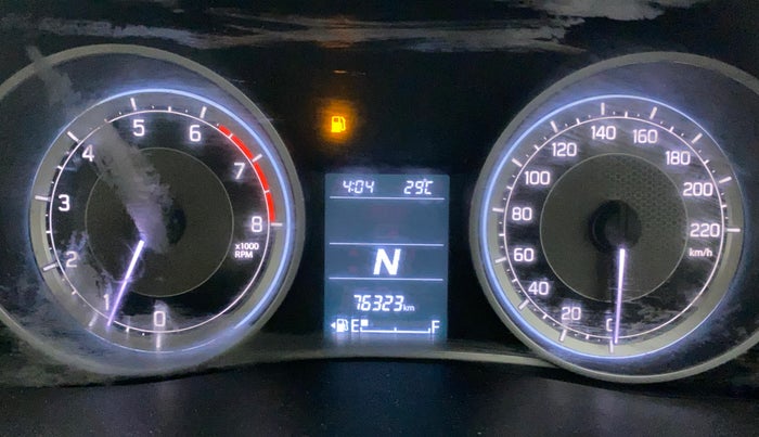 2018 Maruti Dzire ZXI PLUS AMT, Petrol, Automatic, 76,393 km, Odometer Image