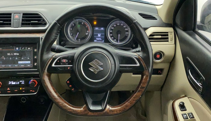 2018 Maruti Dzire ZXI PLUS AMT, Petrol, Automatic, 76,393 km, Steering Wheel Close Up