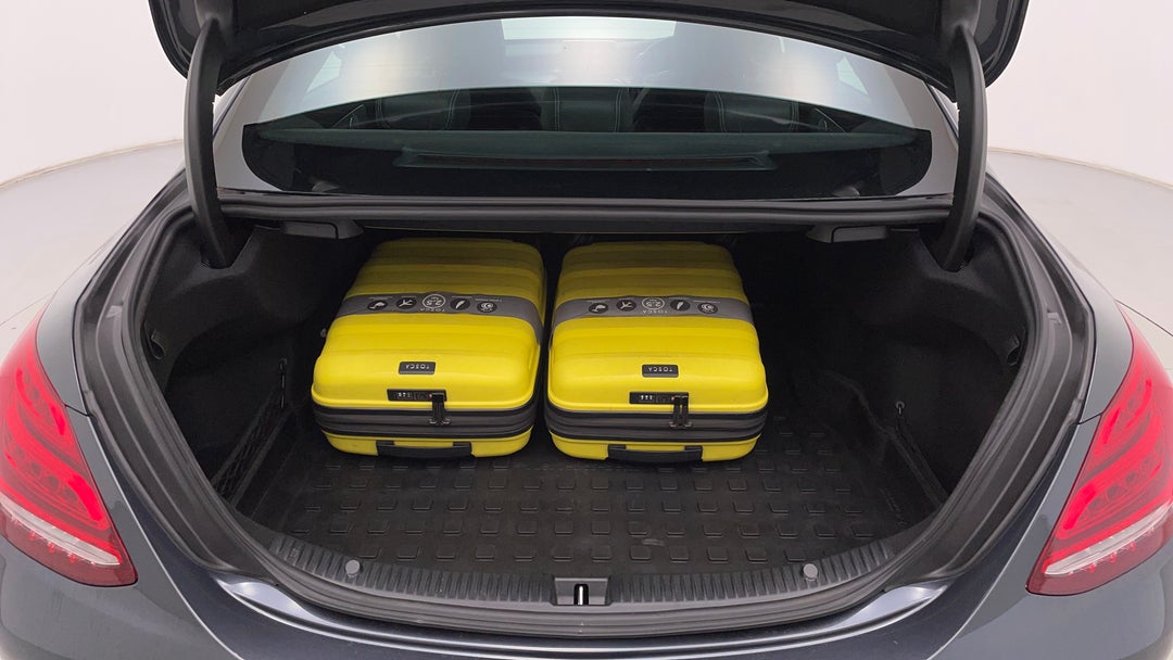 Boot Inside View with Luggage