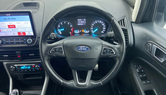 2018 Ford Ecosport TITANIUM 1.5L PETROL, Petrol, Manual, 62,857 km, Steering Wheel Close Up