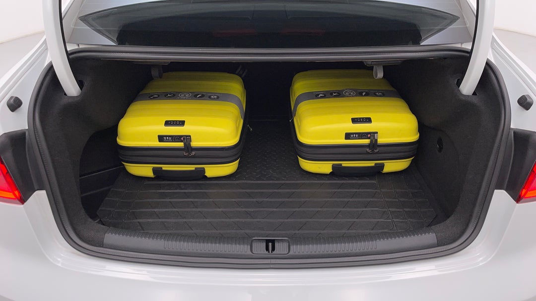 Boot Inside View with Luggage