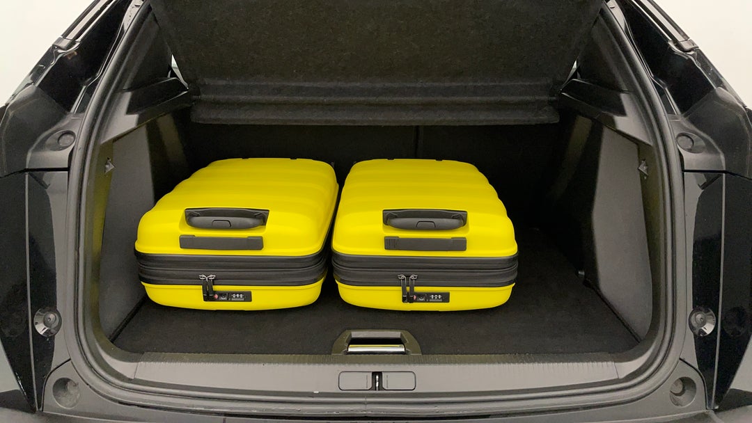 Boot Inside View with Luggage