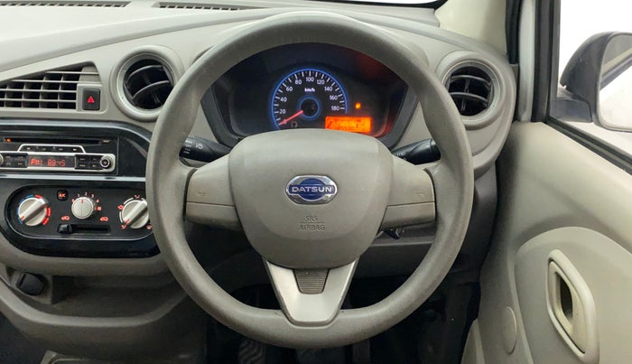 2016 Datsun Redi Go S, Petrol, Manual, 85,550 km, Steering Wheel Close Up