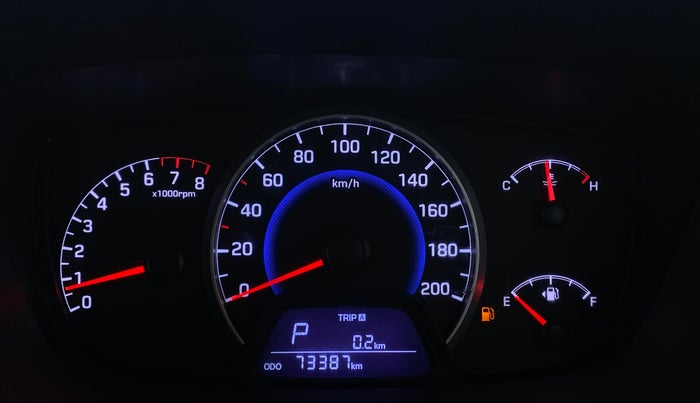 2016 Hyundai Grand i10 ASTA AT 1.2 KAPPA VTVT, Petrol, Automatic, 73,423 km, Odometer Image