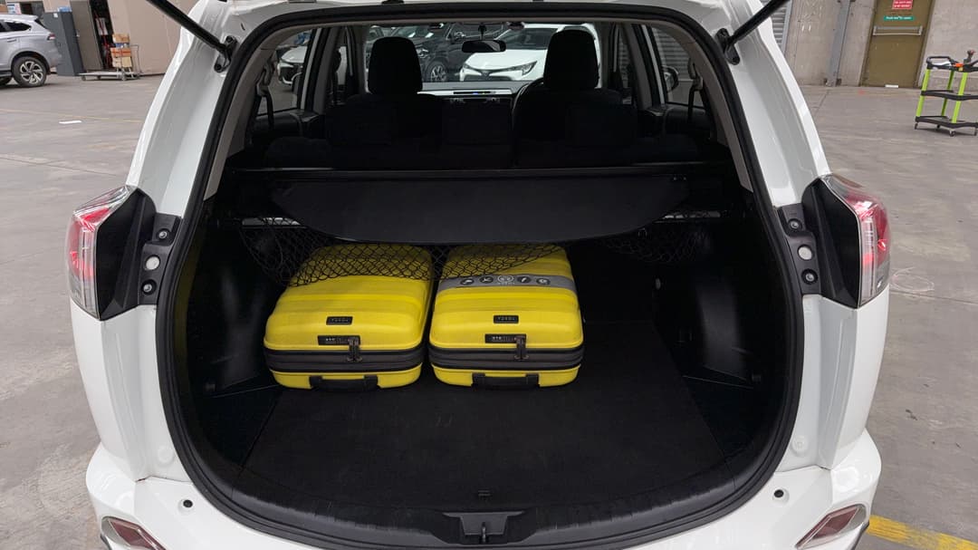 2017 Toyota RAV4 Gx (2WD), Automatic, 161889 km, Boot Inside View with Luggage