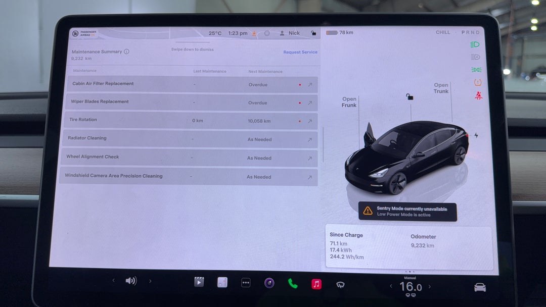 2023 Tesla Model 3 Long Range, Automatic, 9232 km, Service History