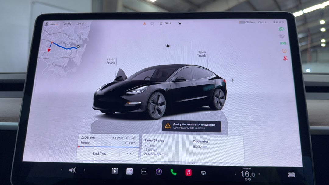 2023 Tesla Model 3 Long Range, Automatic, 9232 km, Infotainment System
