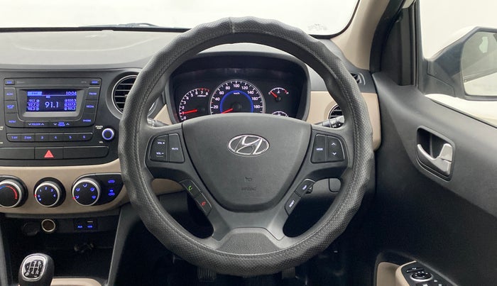 2016 Hyundai Grand i10 SPORTZ 1.2 KAPPA VTVT, Petrol, Manual, 22,982 km, Steering Wheel Close Up