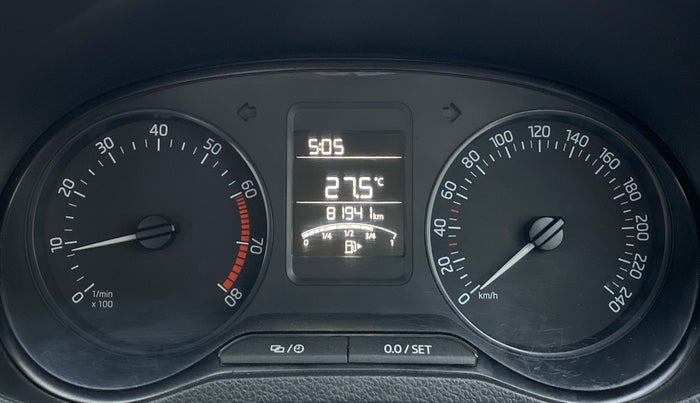 2018 Skoda Rapid STYLE 1.6 MPI MT, Petrol, Manual, 81,941 km, Odometer Image
