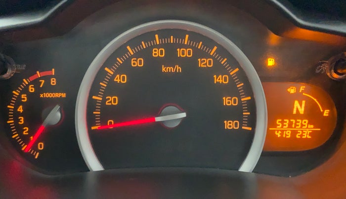 2015 Maruti Celerio VXI AGS, Petrol, Automatic, 53,739 km, Odometer View