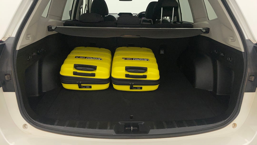 Boot Inside View with Luggage