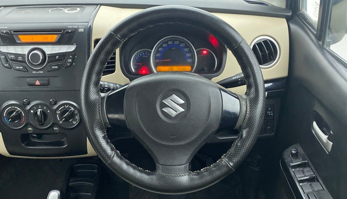 2018 Maruti Wagon R 1.0 VXI AMT, Petrol, Automatic, 72,937 km, Steering Wheel Close Up