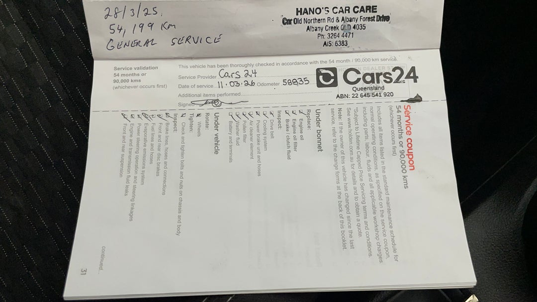 2017 Holden Astra R, Automatic, 58836 km, Service History