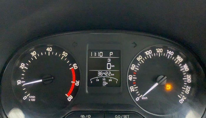 2017 Skoda Rapid 1.6 MPI STYLE AT, Petrol, Automatic, 36,421 km, Odometer Image