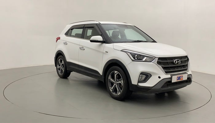 2019 Hyundai Creta SX AT 1.6 PETROL, Petrol, Automatic, 19,722 km, Right Front Diagonal