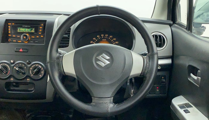 2012 Maruti Wagon R 1.0 LXI, Petrol, Manual, 89,586 km, Steering Wheel Close Up
