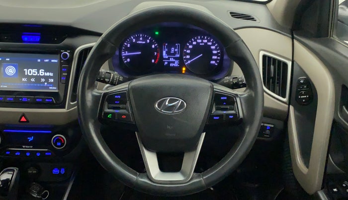 2016 Hyundai Creta SX PLUS AT 1.6 PETROL, Petrol, Automatic, 83,626 km, Steering Wheel Close Up