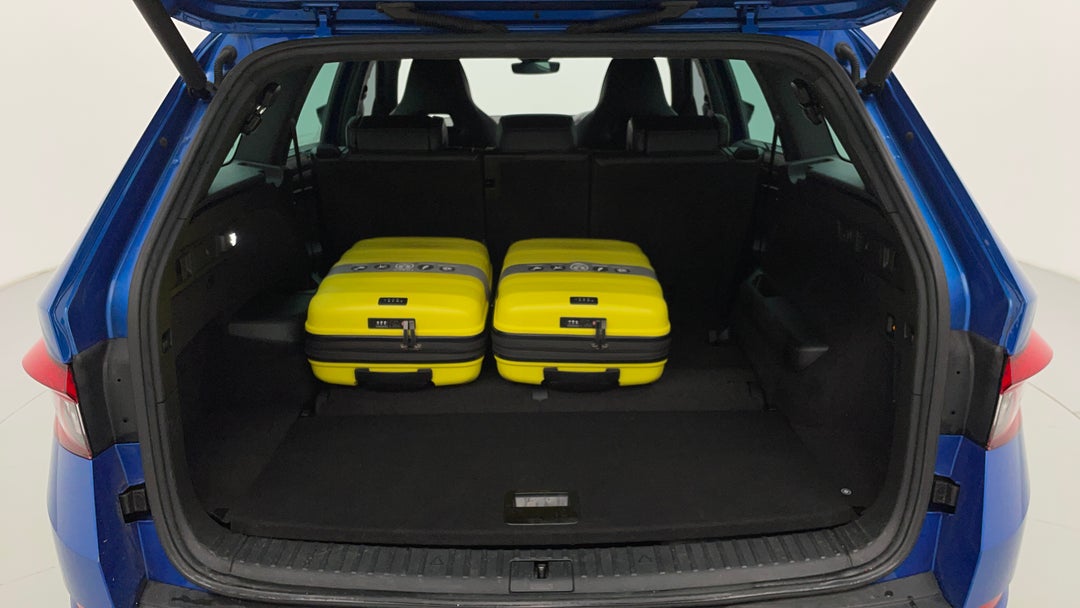 Boot Inside View with Luggage