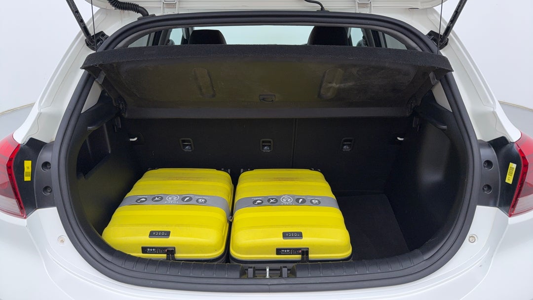 Boot Inside View with Luggage
