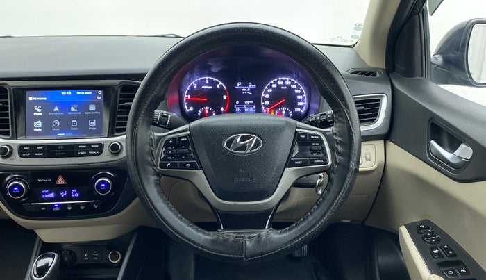 2018 Hyundai Verna 1.6 CRDI SX + AT, Diesel, Automatic, 55,619 km, Steering Wheel Close Up