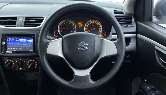 2013 Maruti Swift VXI, Petrol, Manual, 91,701 km, Steering Wheel Close Up