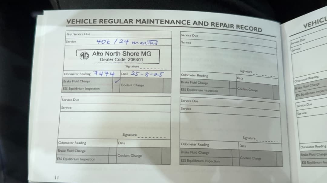 2023 MG Mg4 Essence 64, Automatic, 11004 km, Service History
