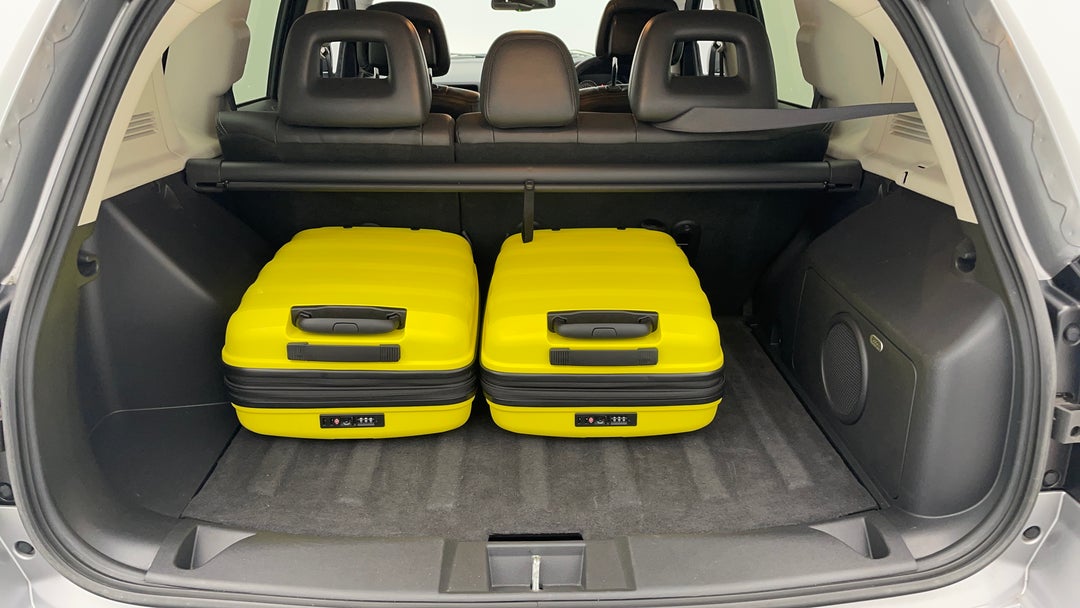 Boot Inside View with Luggage