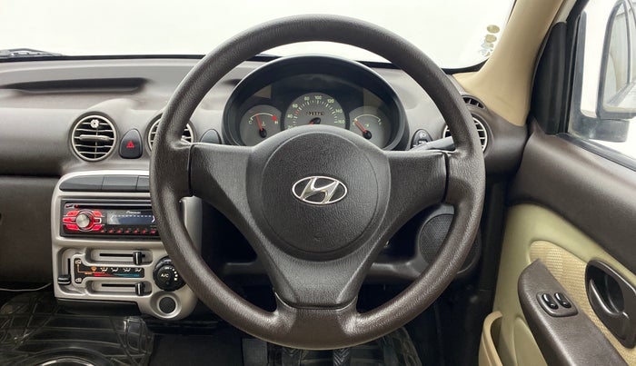 2012 Hyundai Santro Xing GL PLUS, Petrol, Manual, 43,967 km, Steering Wheel Close Up