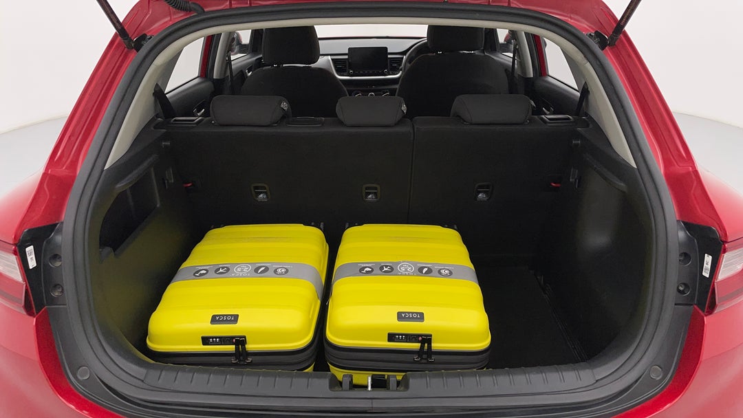 Boot Inside View with Luggage