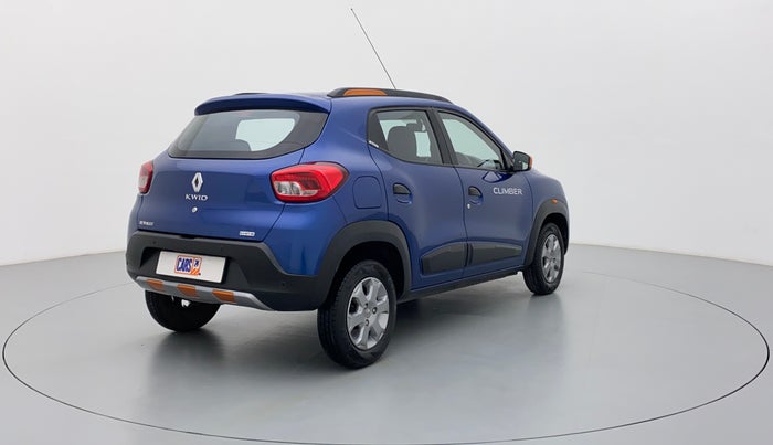 2017 Renault Kwid CLIMBER 1.0 AT, Petrol, Automatic, 10,576 km, Right Back Diagonal (45- Degree) View