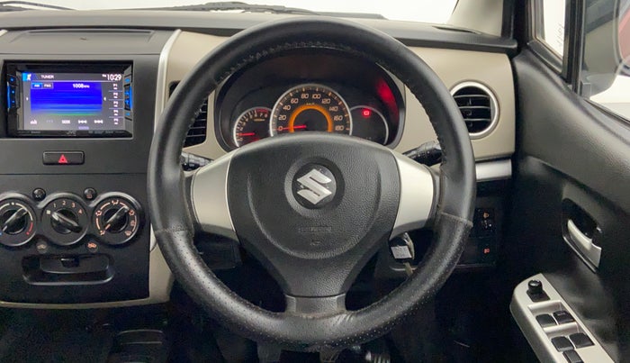 2016 Maruti Wagon R 1.0 VXI OPT, Petrol, Manual, 96,273 km, Steering Wheel