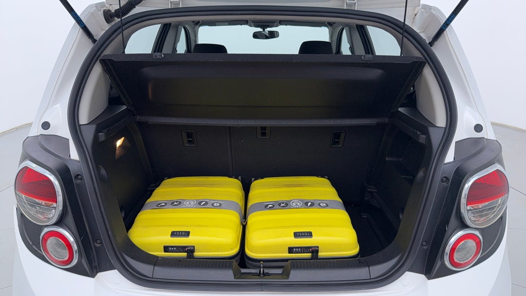 Boot Inside View with Luggage