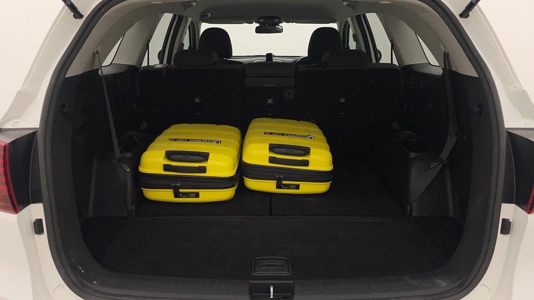 Boot Inside View with Luggage