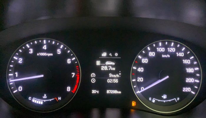 2016 Hyundai Elite i20 ASTA 1.2 (O), Petrol, Manual, 87,298 km, Odometer Image