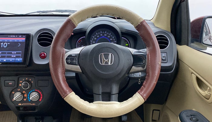 2015 Honda Amaze 1.2 SMT I VTEC, Petrol, Manual, 61,390 km, Steering Wheel Close Up