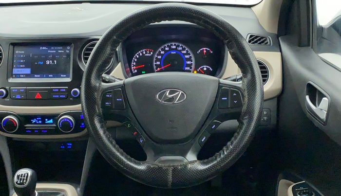 2018 Hyundai Grand i10 ASTA 1.2 KAPPA VTVT, Petrol, Manual, 64,514 km, Steering Wheel Close Up