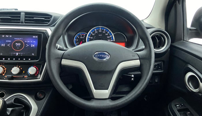 2018 Datsun Go T, Petrol, Manual, 34,676 km, Steering Wheel Close Up
