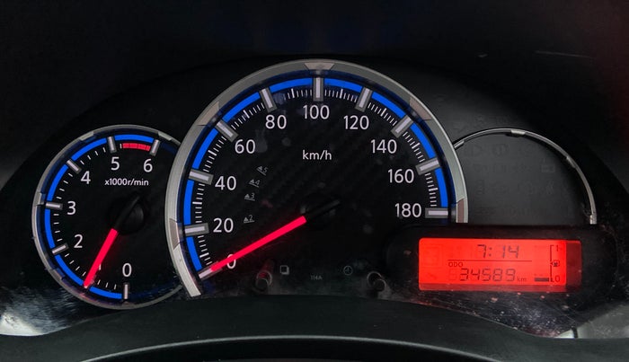 2018 Datsun Go T, Petrol, Manual, 34,676 km, Odometer Image