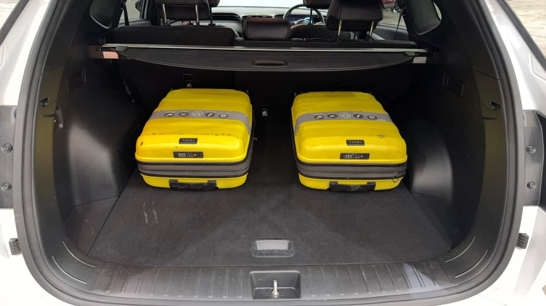 2022 Hyundai Tucson Elite N Line (AWD), Automatic, 45948 km, Boot Inside View with Luggage