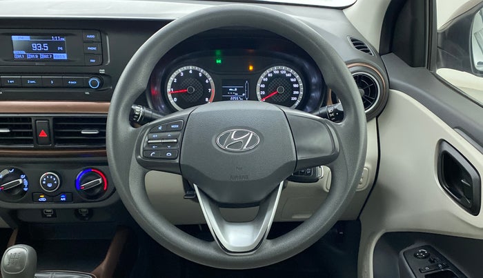 2020 Hyundai AURA S 1.2 Kappa MT, Petrol, Manual, 22,591 km, Steering Wheel Close Up